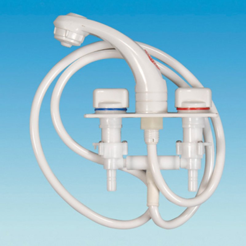 Whale White Combo Tap And Shower Mixer