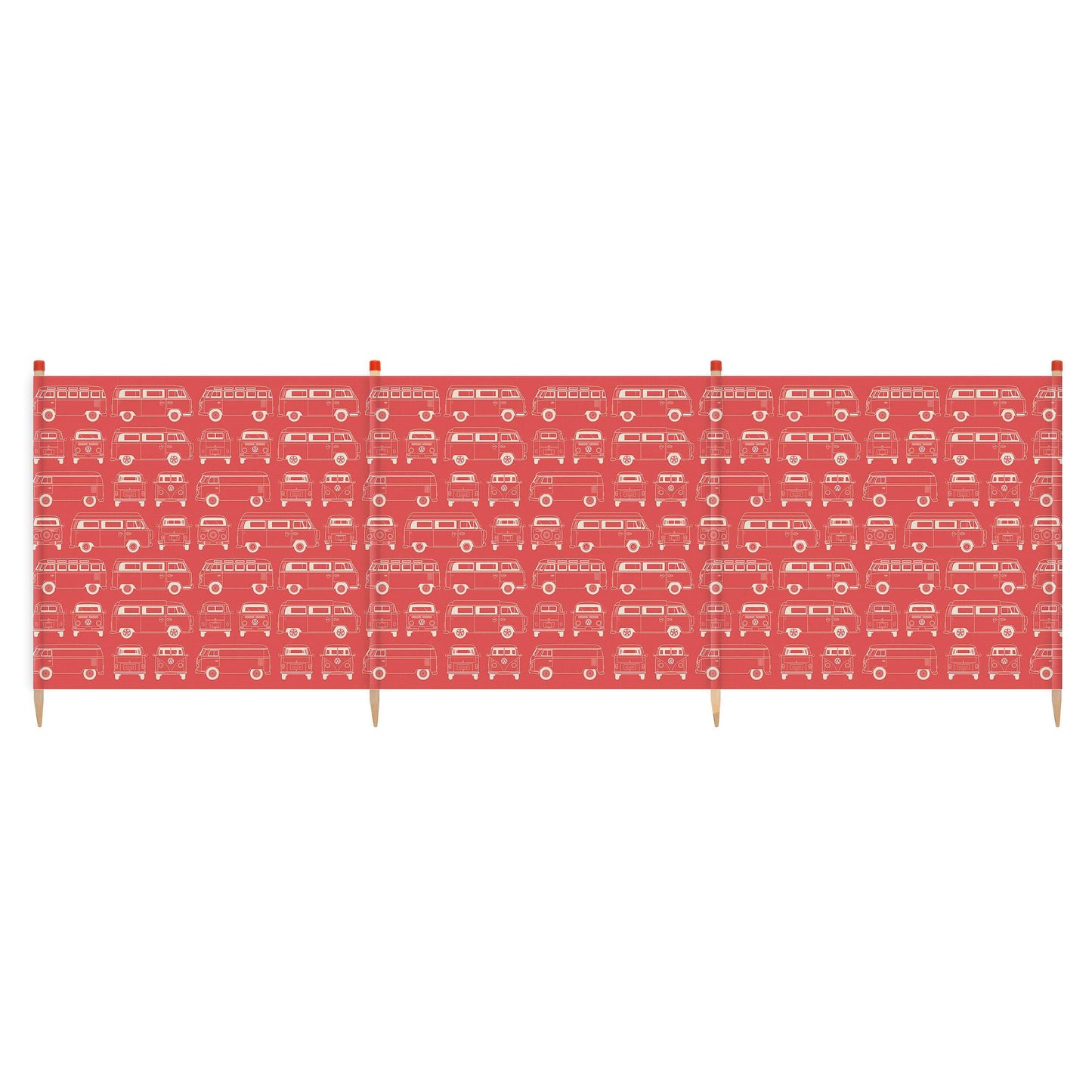 VW Yello 4 Pole Windbreak (RED)