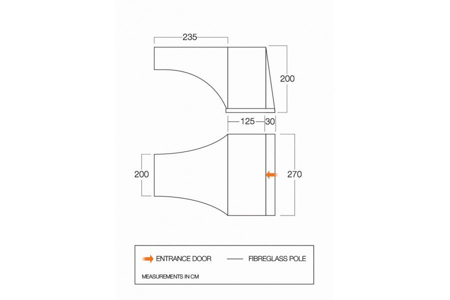 Vango Experience Side Awning - SentAct - TA003