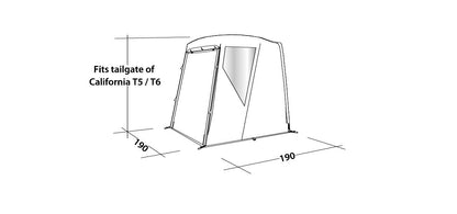  Easy Camp Crowford Rear Tailgate Awning