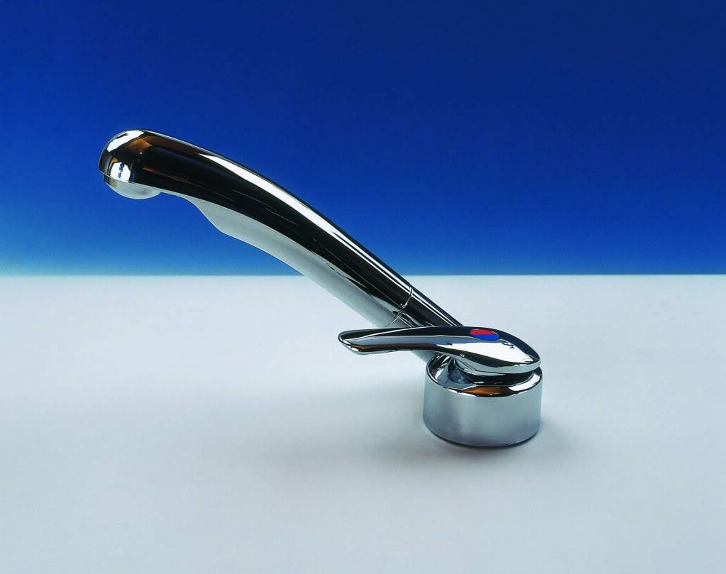  Reich TWIST Mixer Tap Nickel - Left Hand