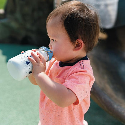  Klean Kanteen Kids Sippy Cup 335ml - Pool Party Blue