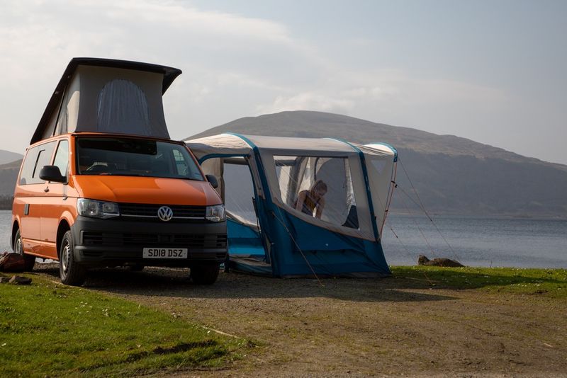  Vango Tolga Air VW Drive Away Awning - Grey