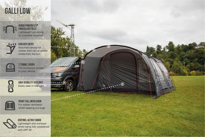  Vango Galli Low Poled Drive Away Awning