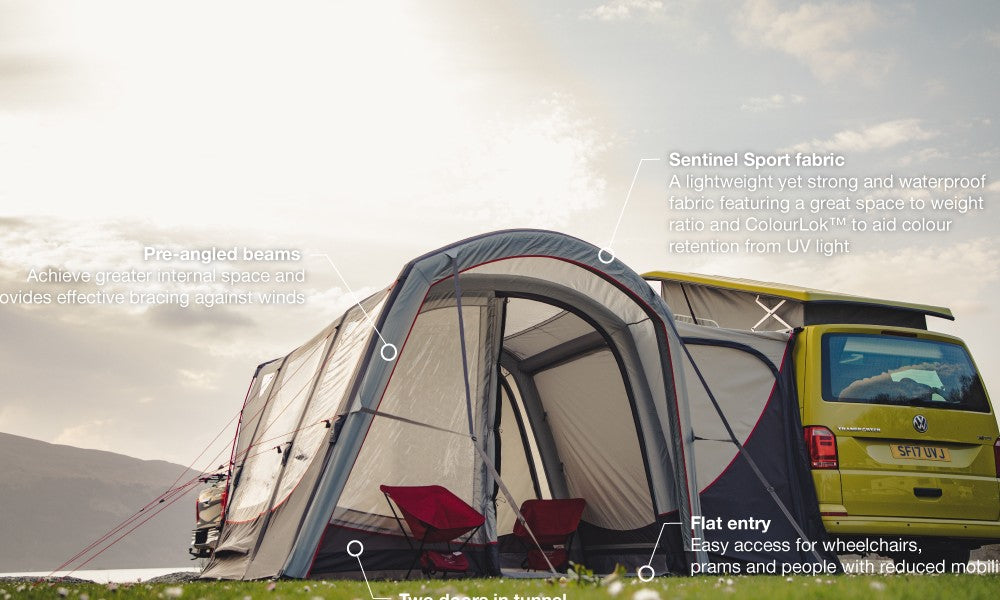  Vango Magra Air VW Drive Away Awning - Grey