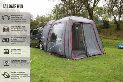  Vango Tailgate Hub Low Drive Away Awning