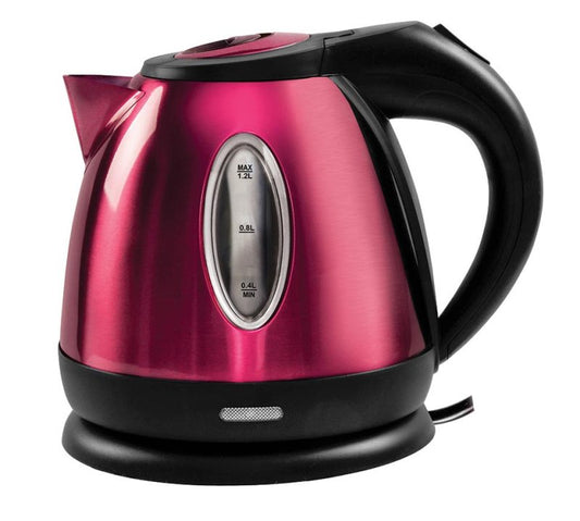  Thirlemere Red Cordless Kettle Low Wattage Kettle 1.2L