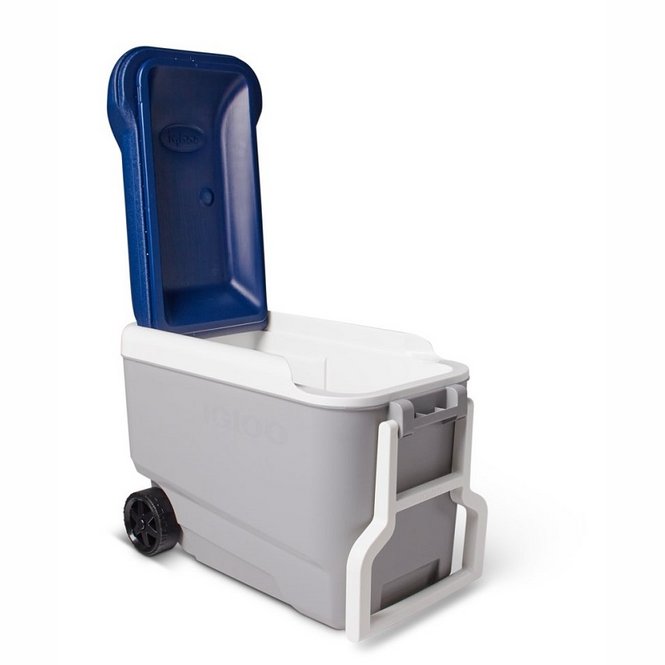  Igloo Maxcold 40 Roller Cool Box - Grey / Blue