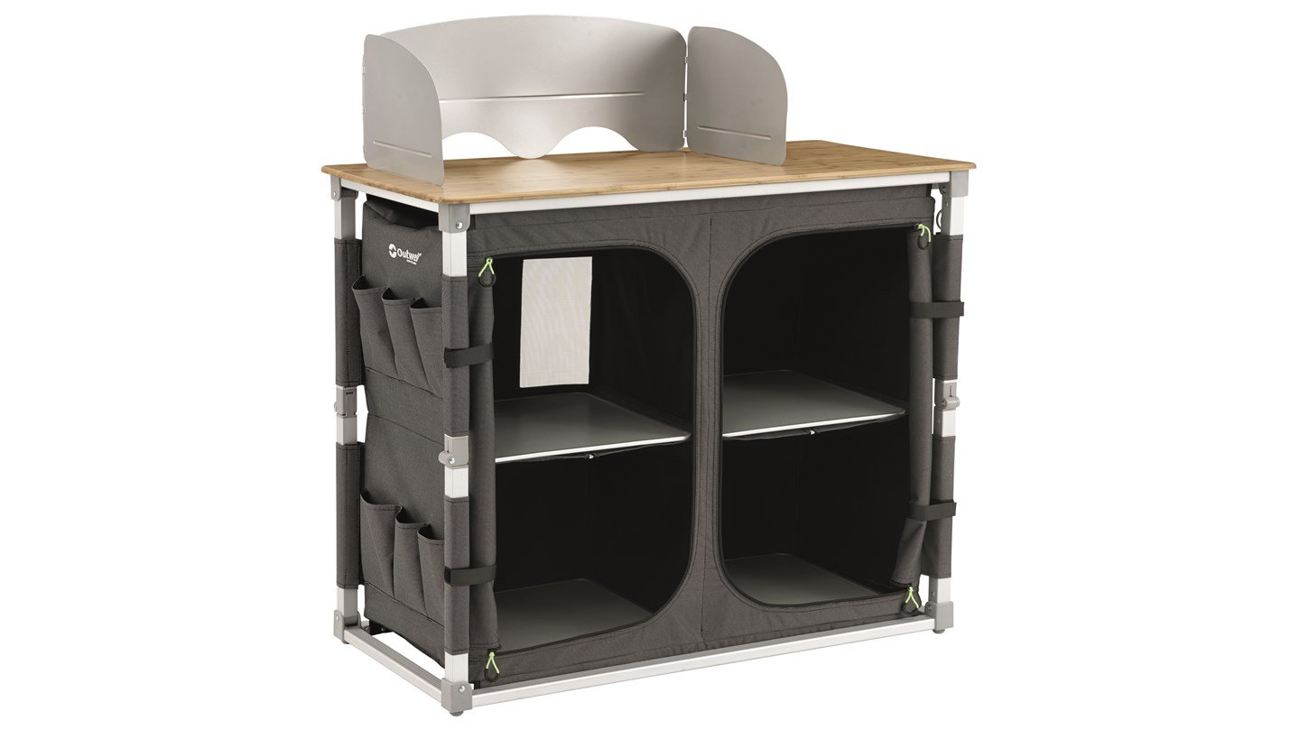  Outwell Padres XL Kitchen Table Bamboo Tabletop