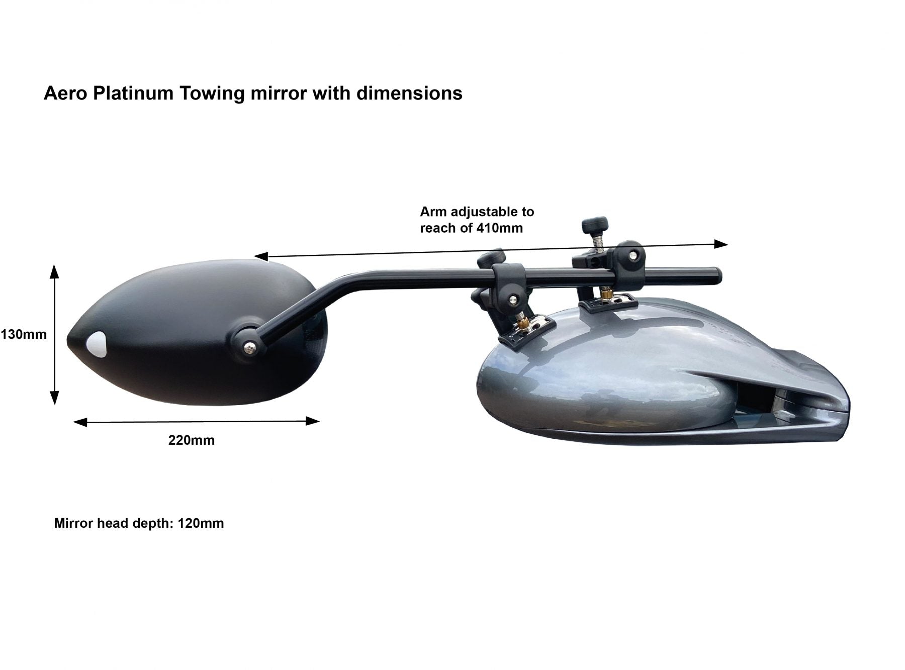  Milenco Aero Platinum Mirror