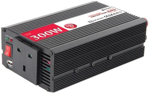  Mercury DC To AC Power Inverter, 12Vdc, 300W - Soft Start