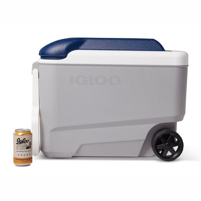  Igloo Maxcold 40 Roller Cool Box - Grey / Blue