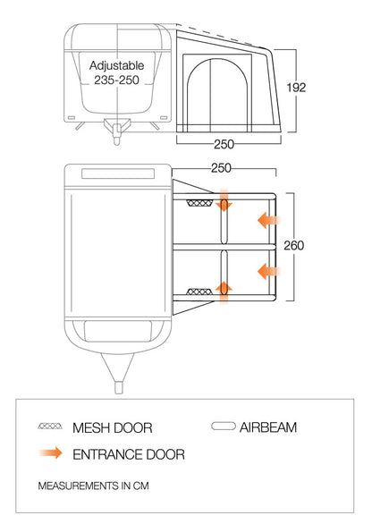  Vango Balletto Air 260 Elements ProShield 2023