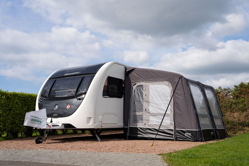  Vango Balletto Air 330 Elements ProShield Caravan Awning WIth Free Carpet