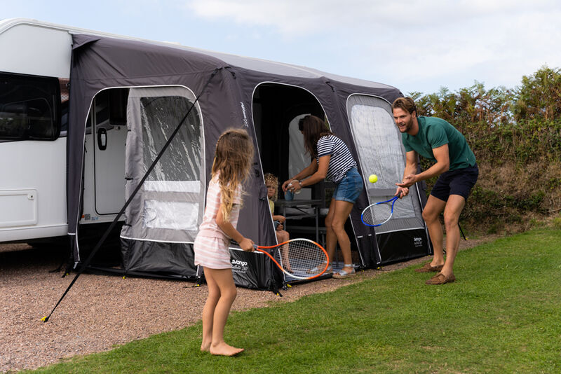  Vango Balletto Air 330 Elements ProShield Caravan Awning WIth Free Carpet
