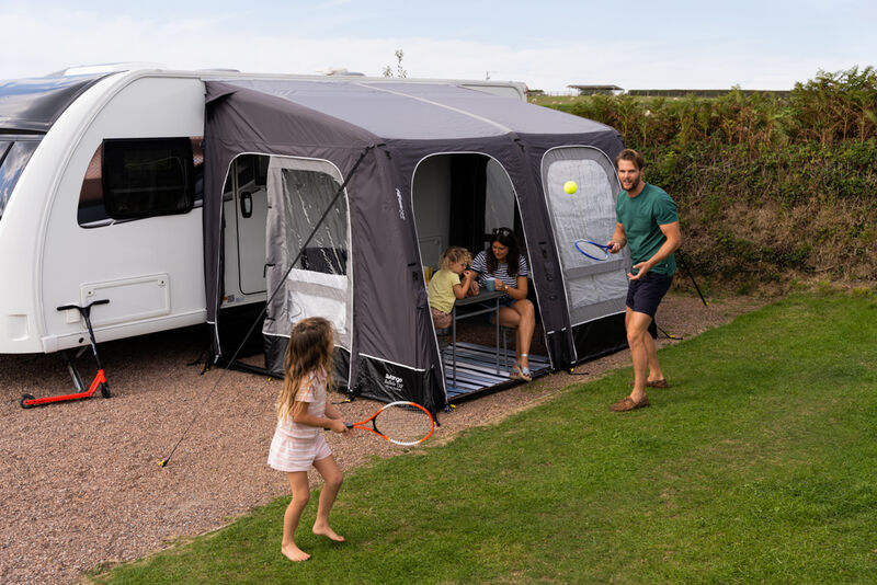  Vango Balletto Air 330 Elements ProShield Caravan Awning WIth Free Carpet