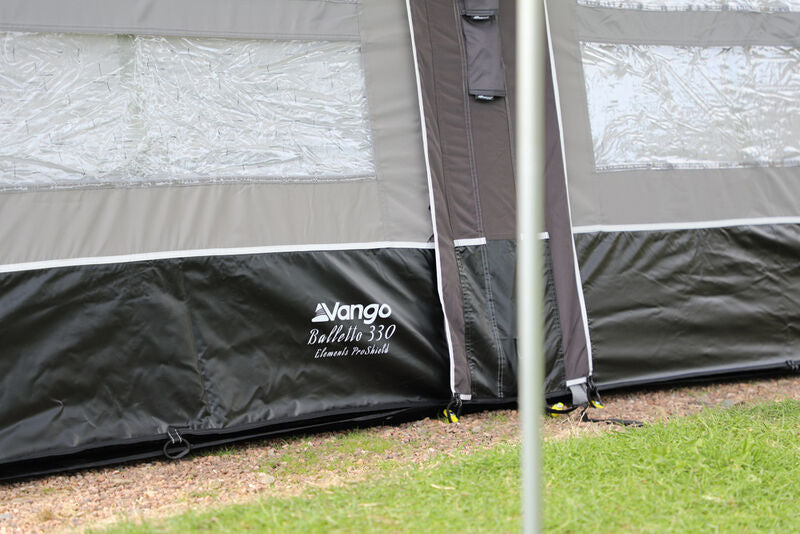  Vango Balletto Air 330 Elements ProShield Caravan Awning WIth Free Carpet