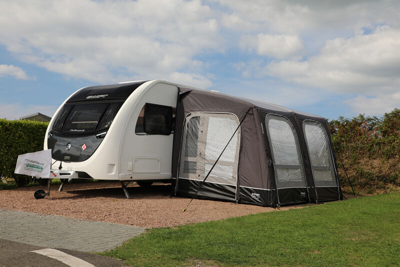  Vango Balletto Air 330 Elements ProShield Caravan Awning WIth Free Carpet