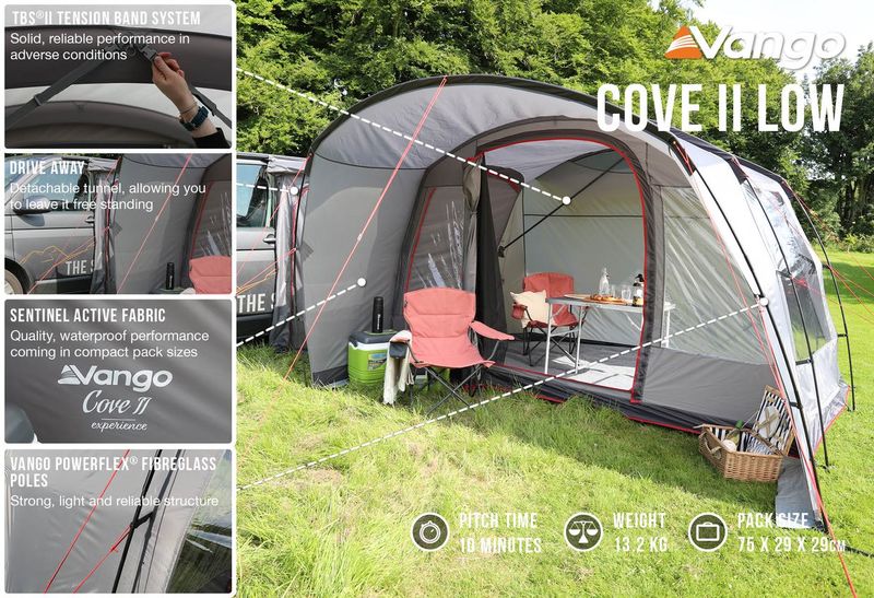  Vango Cove II Poled Drive Away Awning