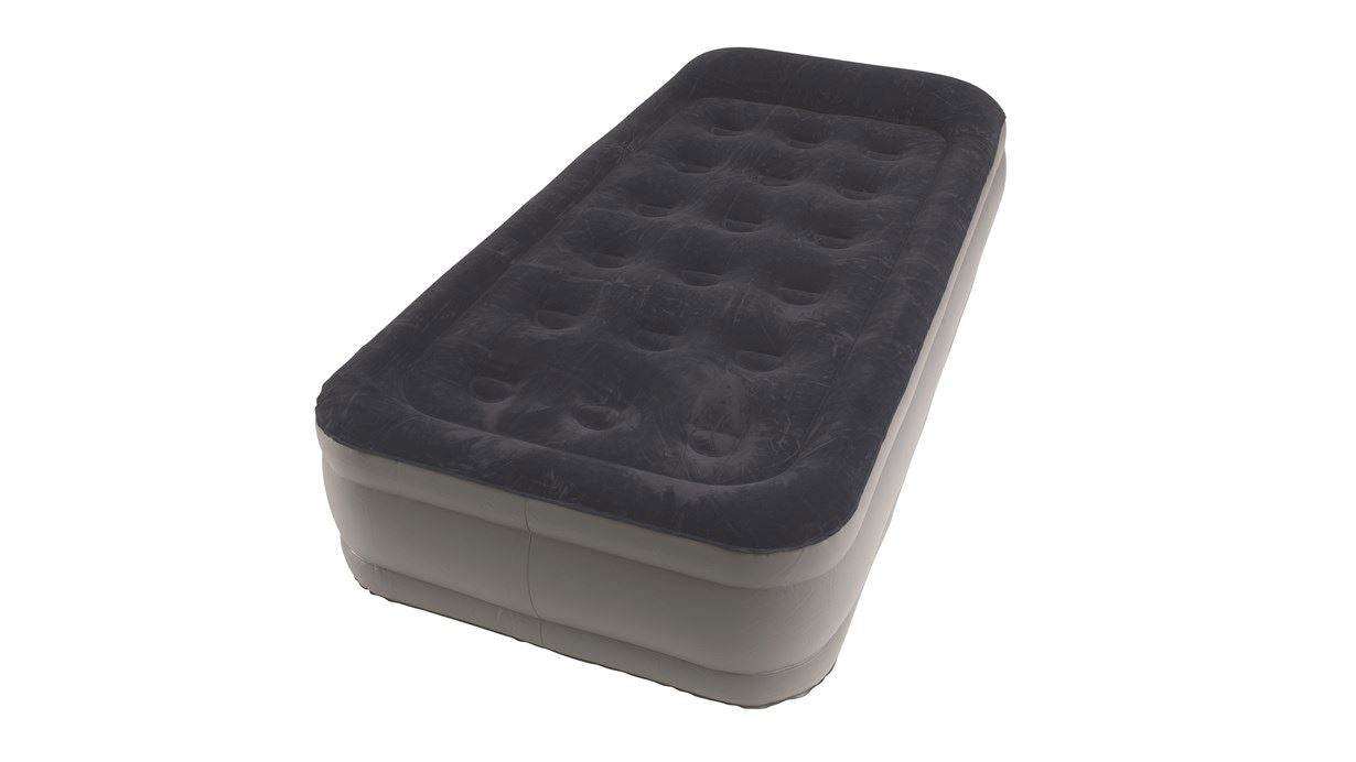  Outwell Flock Superior Single Air Bed With Built In Pump