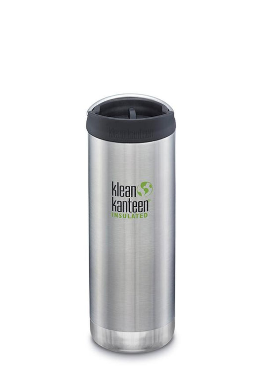  Klean Kanteen Insulated TK Wide With Café Cap 473ml - Brushed Steel