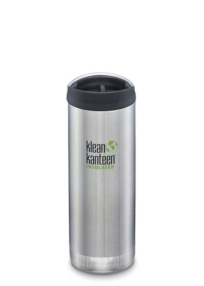  Klean Kanteen Insulated TK Wide With Café Cap 473ml - Brushed Steel