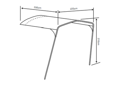  Outdoor Revolution Airedale 5.0s Sun Canopy