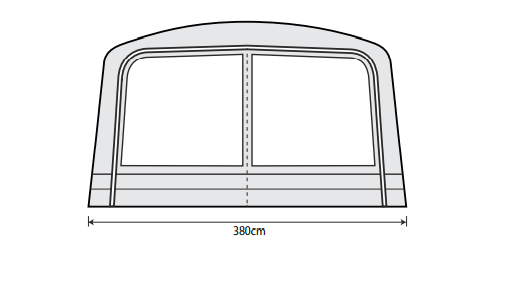  Outdoor Revolution Airedale 6S /6SE Front Porch Extension