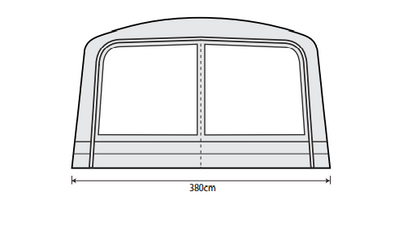  Outdoor Revolution Airedale 6S /6SE Front Porch Extension