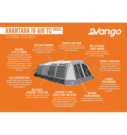  Vango Anantara IV Air TC 650XL Tent