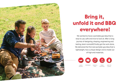  NomadIQ Portable Gas BBQ
