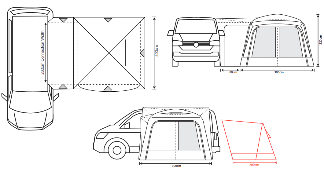  Outdoor Revolution Cayman High (F/G) Drive Away Awning