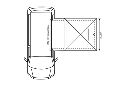  Outdoor Revolution Cayman Handi Low Drive Away Awning
