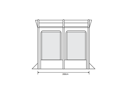  Outdoor Revolution Eden Air 260 Caravan Awning