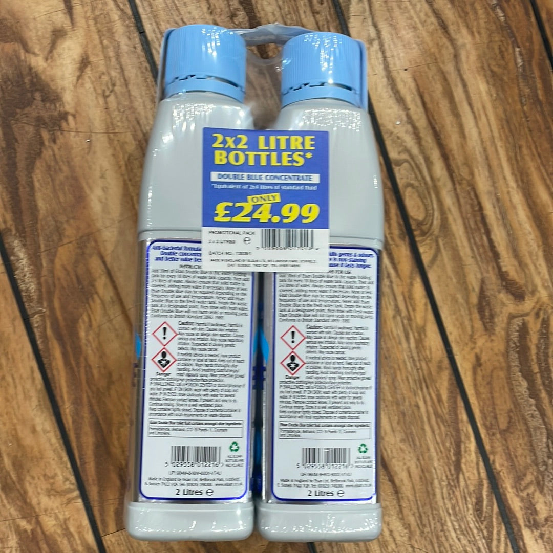  Elsan Double Blue 2L Twin Pack