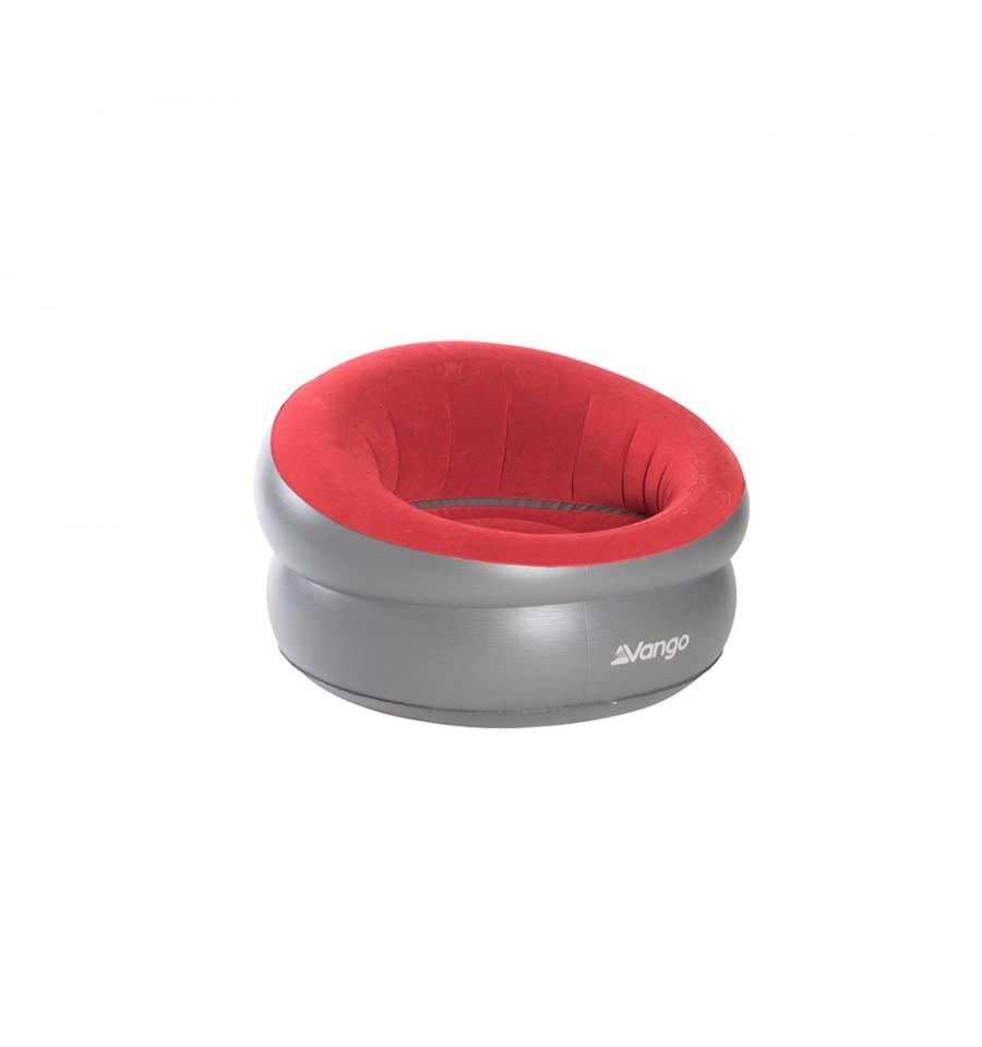  Vango Inflatable Donut Flocked Chair - Red