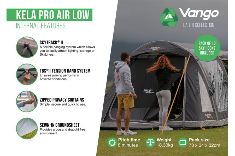  Vango Kela Pro Air Low Drive Away Awning