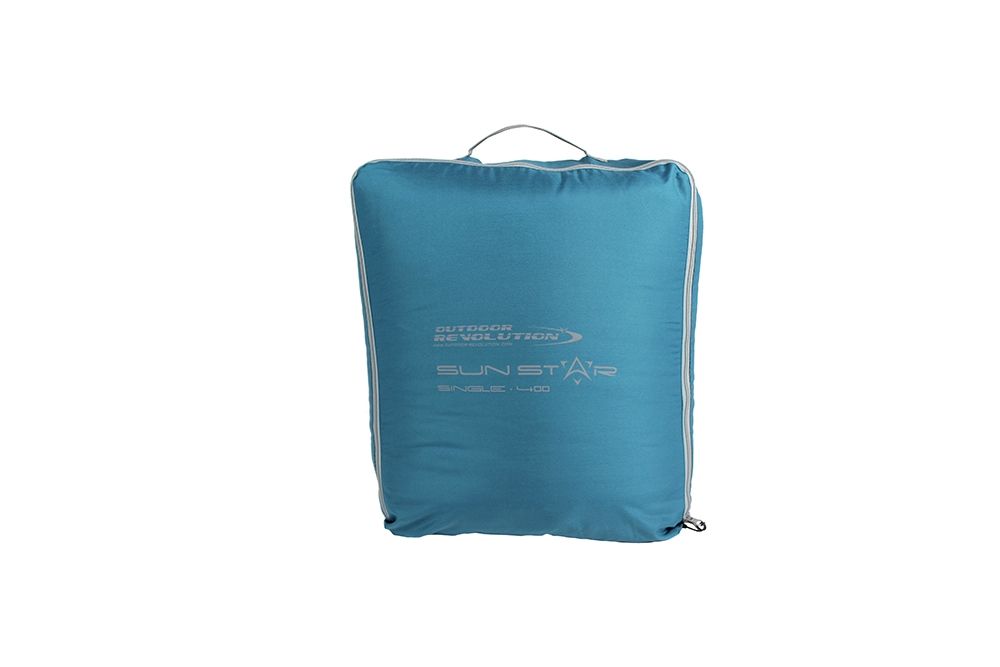  Outdoor Revolution Sun Star SIngle 400 Sleeping Bag - Blue Coral