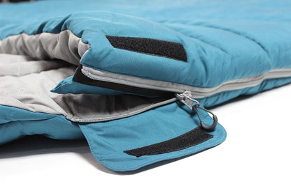  Outdoor Revolution Sun Star Double 400 Sleeping Bag - Blue Coral