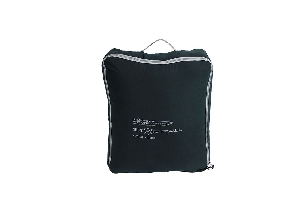  Outdoor Revolution Starfall Midi 400 DL Charcoal- With Pillow Case