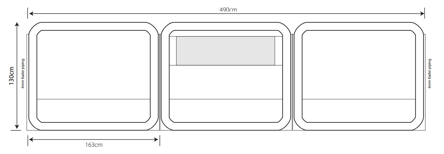  Outdoor Revolution Oxygen 3 Panel Windbreak