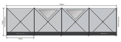  Outdoor Revolution Pronto Compact 4 Windbreak