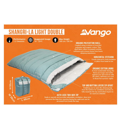  Vango Shangri-La Light Double Sleeping Bag