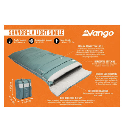  Vango Shangri-La Single Sleeping Bag