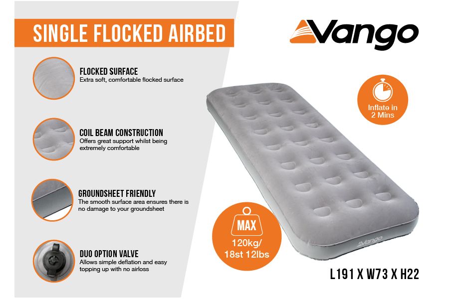  Vango Single Flock Airbed