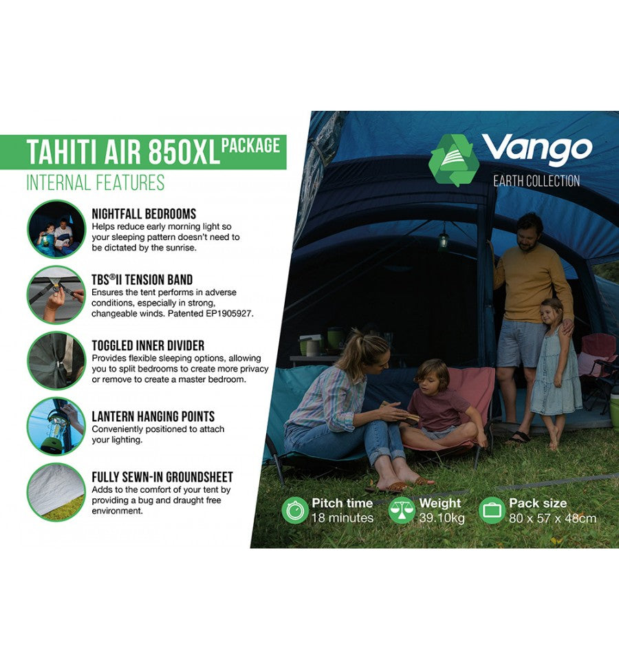  Vango Tahiiti 850XL Airbeam Tent 2023