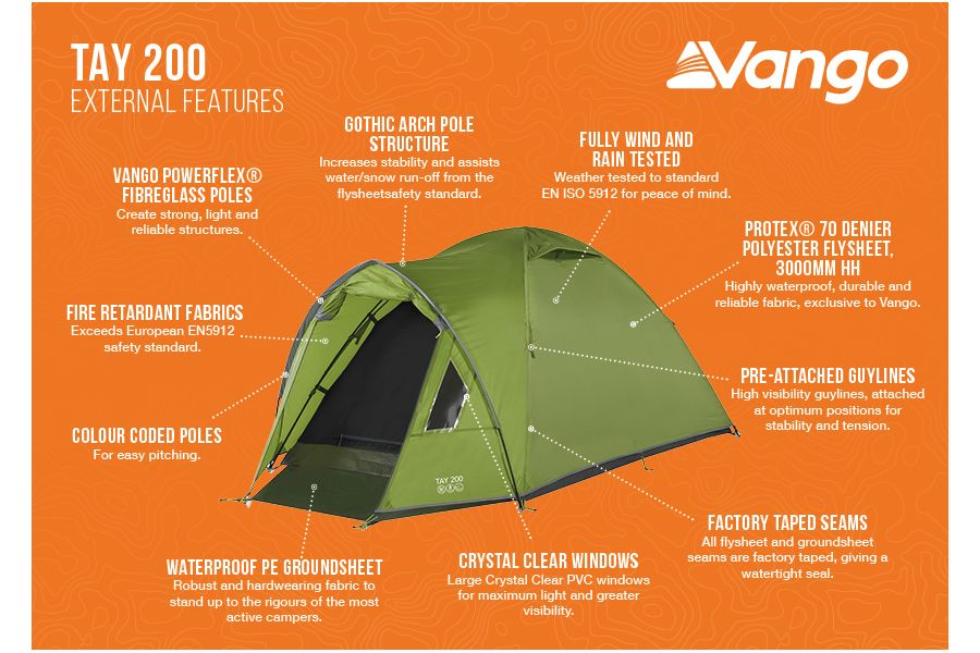  Vango Tay 200 Tent