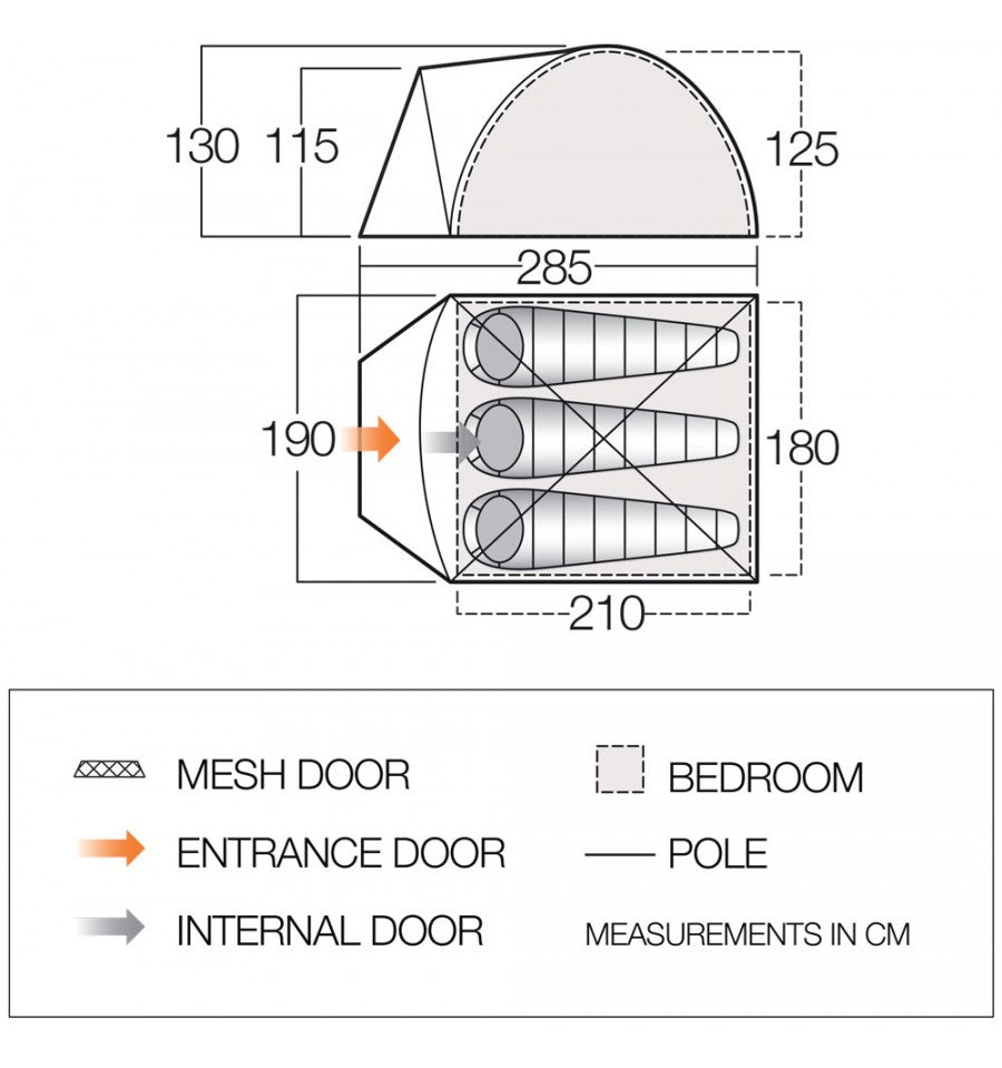  Vango Tay 300 Tent