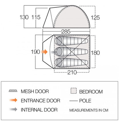  Vango Tay 300 Tent