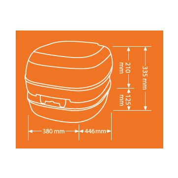  Blue Diamond When Nature Calls Portable Toilet - 16 Litre